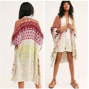 Free People Skies The Limit Duster Cardigan